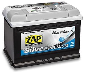 Автомобильный аккумулятор ZAP 80 Ah Silver Premium