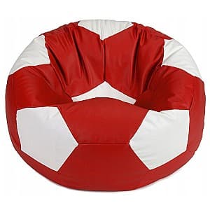 Пуф Beanbag Ares L Red White