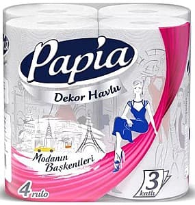 Бумажное полотенце Papia Fashion Decor (8690536011117)