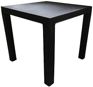 Стол для пикника Sonmez RATAN Двухцветный Коричневый/темно-коричневый 80x80