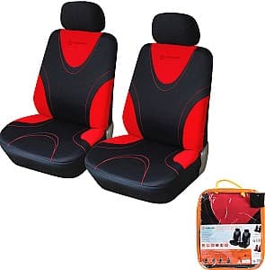 Набор чехлов на сидения авто AIRLINE ACS-PP-04 4 шт. (черный/красный)