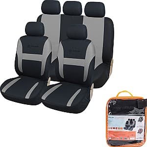 Набор чехлов на сидения авто AIRLINE ACS-VP-02 9 шт. (черный/серый)