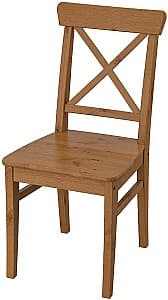 Деревянный стул IKEA Ingolf Антикварный(Бежевый)