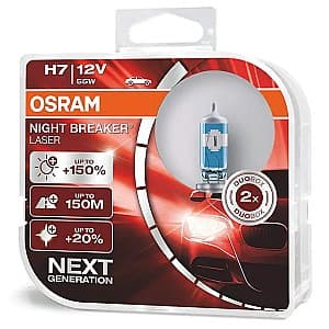 Автомобильная лампа Osram Night Breaker Laser H7 12V 55W 64210NL-HCB