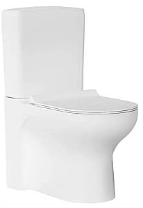 Vas WC lipit de perete Bien Banyo Venus No-Rim ALPINE WHITE+Capac Vento Elite