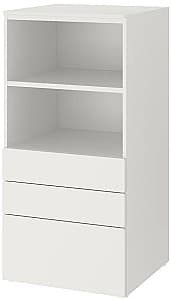 Comoda IKEA Smastad/Platsa 3 sertare 60x57x123 Alb