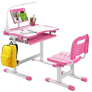 Письменный стол Costway HW67622PI Розовый