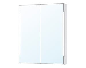 Зеркало в ванную IKEA Storjorm 2 дверцы/подсветка 80x14x96 Белый