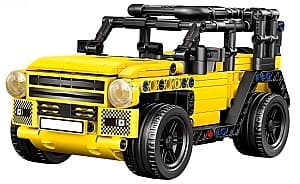 Constructor Pingao Land Rover Defender Yellow 446pcs