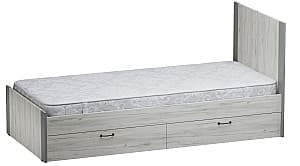 Детская кровать ML Mobila Вега №16 (90x200) Дуб Крафт Белый/Серый