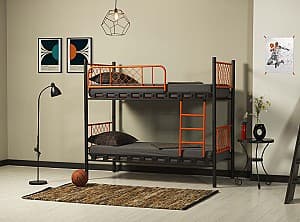 Детская кровать MG-Plus Metis 90x200 Black/Orange