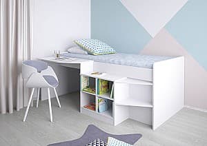 Детская кровать Polini Kids Simple 4000 Белый