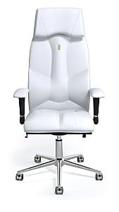 Офисное кресло Kulik System Business Белый С подголовником