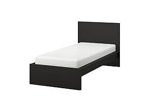 Кровать IKEA Malm  black brown 90×200 см