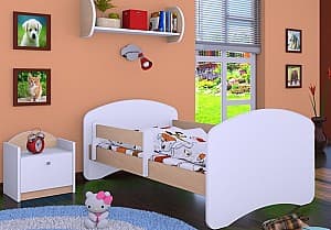 Детская кровать Happy Baby Happy L01 70x140 (White/Light Pear)