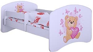 Детская кровать Happy Baby Happy Teddy Bear L03 80x160 (White)