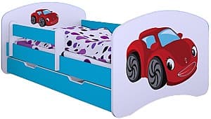 Детская кровать Happy Baby Happy Fairy Car L02 с ящиком (White/Blue)
