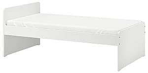 Детская кровать IKEA Slakt с реечным дном 90x200 (Белый)
