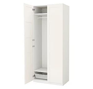 Шкаф IKEA Pax 100x60x236 Белый/Бергсбу Белый