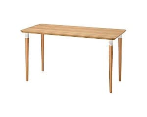 Офисный стол IKEA Anfallare/Hilver 140x65 Бамбук(Бежевый)