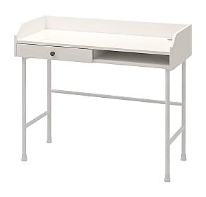 Офисный стол IKEA Hauga 100x84 Белый