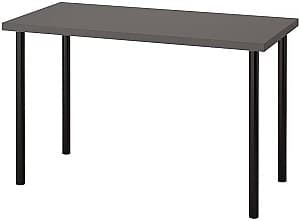 Masa de birou IKEA Lagkapten/Adils 120x60 Gri inchis/Negru