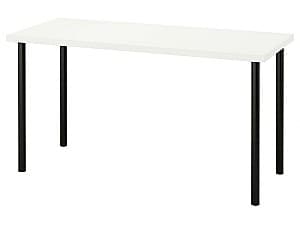 Офисный стол IKEA Lagkapten/Adils 140x60 Белый/Черный