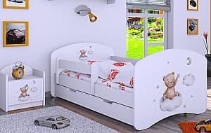 Детская кровать Happy Baby Happy Bear On Cloud L06 с ящиком 90x180 Белый