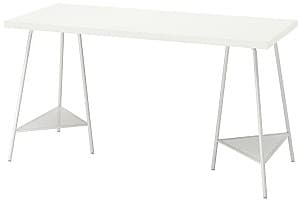 Masa de birou IKEA Lagkapten/Tillslag 140x60 Alb