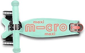 Trotineta Micro Maxi Deluxe LED Mint