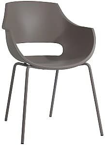 Пластиковый стул Papatya Opal ML Pro Taupe (Серо-коричневый)