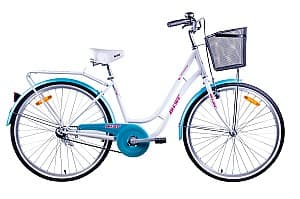 Bicicleta de oras Aist Avenue 1.0 White/Turquoise