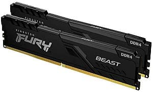 Оперативная память Kingston Fury Beast DDR4 2x8GB (KF436C17BBK2/16)