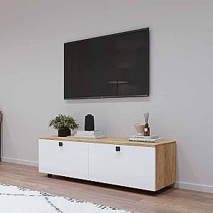 Tumba pentru televizor Mobildor Lux ZEN 1.4m Sonoma/Alb