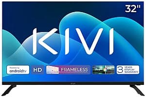 Телевизор KIVI 32H730QB, Smart TV, HD, 32 дюйма (81 см), 1366x768, Android TV, Wi-Fi