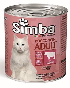 Влажный корм для кошек SIMBA CAT Chunkies with beef 720gr