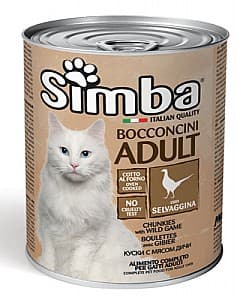 Влажный корм для кошек SIMBA CAT Chunkies with wild games 415gr