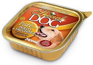 Влажный корм для собак Special Dog Pate with chicken and turkey 300gr