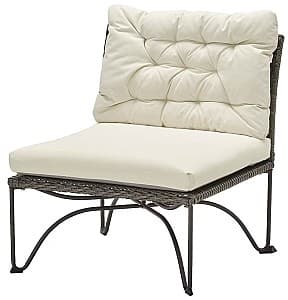 Кресло для террасы IKEA Jutholmen 65x73x83 Темно-серый/Куддарна Бежевый