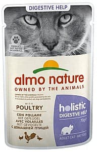 Hrană umedă pentru pisici Almo Nature HOLISTIC Pouch Digestive Poultry 70g