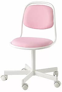 Детский стульчик IKEA Orfjall Белый/Виссле Розовый