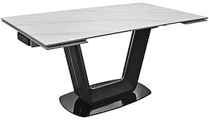 Стеклянный стол DP T1088 Белый Мрамор