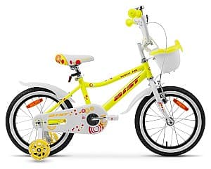 Bicicleta copii Aist Wiki 16 Yellow/White
