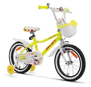 Bicicleta copii Aist Wiki 20 Yellow/White