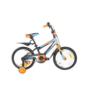 Bicicleta copii Azimut STITCH 16 Orange/Blue 009