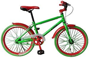 Bicicleta copii Junior 20 Green/Red