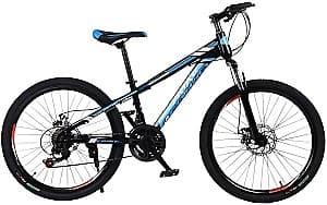 Bicicleta de munte Frike TY-MTB 24 Black/Blue