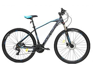Bicicleta de munte Crosser LAVA 29/18 21S Shimano+Logan Hidraulic Black/Blue