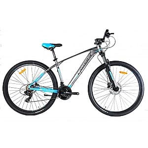 Горный велосипед Crosser QUICK 29/19 21S Shimano+Logan Hidraulic Gray/Blue