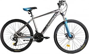 Bicicleta de munte Crosser SOLO 29/19 21S Shimano+Logan Hidraulic Gray/Blue